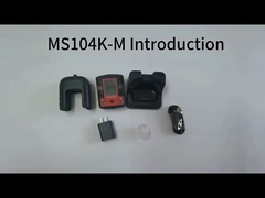 MS104K-M 4in1 휴대용 가스 분석기 O2 H2S CO 연화 가스/LEL 다중 가스 탐지기